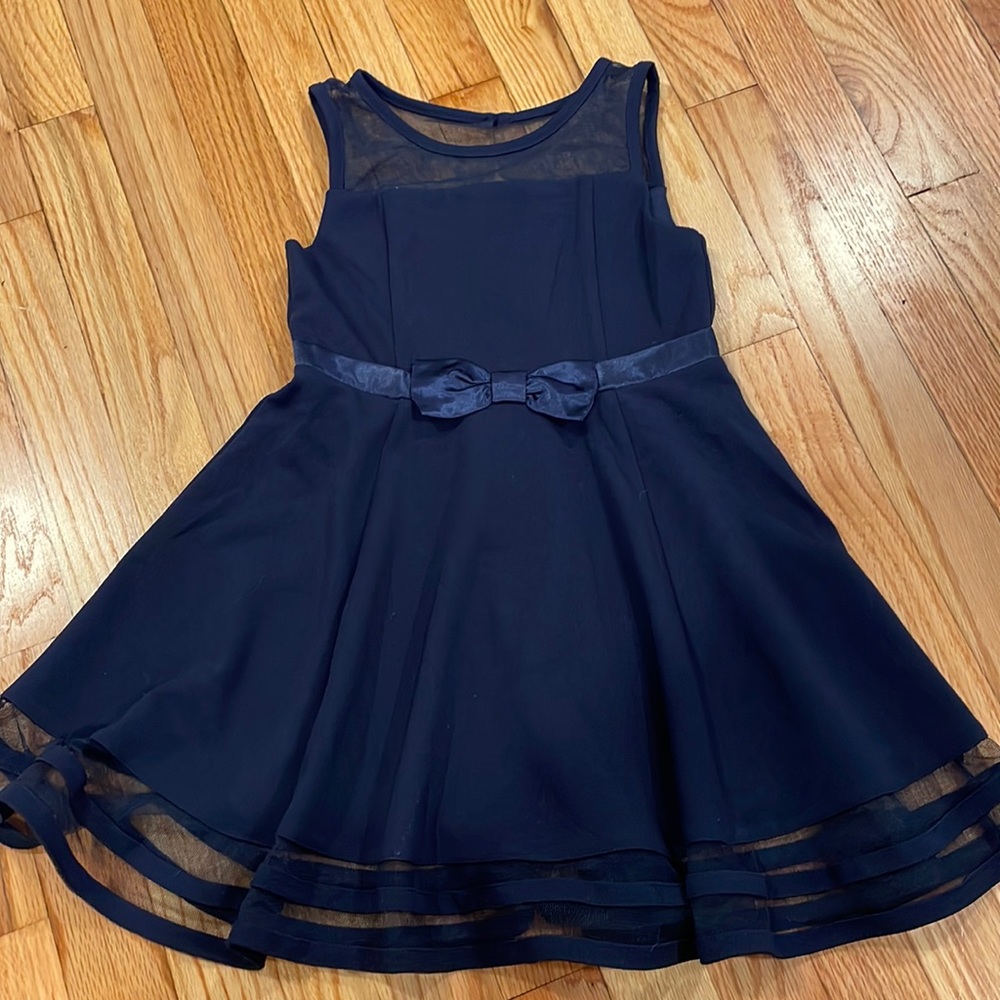 Navy Calvin Klein girls dress